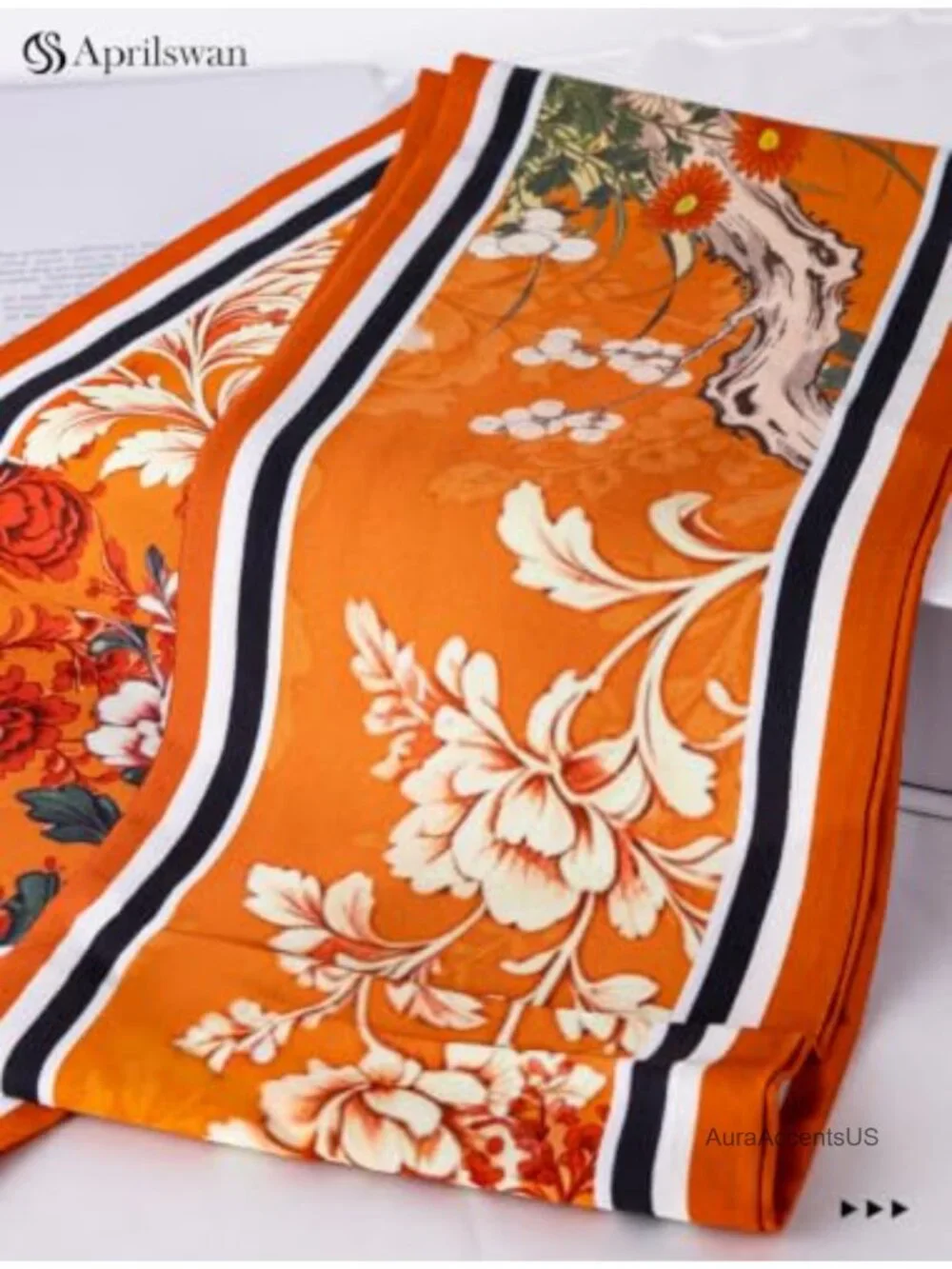 Silk Scarf for Women Fashion Satin Hair Neck Scarf Skinny